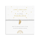 Joma Jewellery Kids' A Little | Fearless | Silver & Gold Plated | Bracelet | 15.5cm Stretch