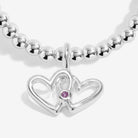 Joma Jewellery Kids' Confetti A Little | Best Bestie | Silver Plated | Bracelet | 15.5cm Stretch