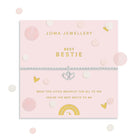 Joma Jewellery Kids' Confetti A Little | Best Bestie | Silver Plated | Bracelet | 15.5cm Stretch