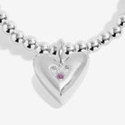 Joma Jewellery Kids' Confetti A Little | Super Sister | Silver Plated | Bracelet | 15.5cm Stretch