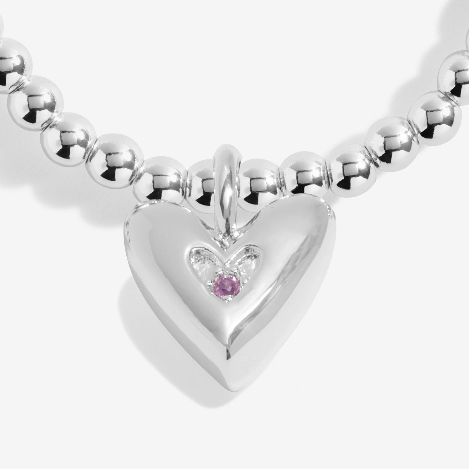 Joma Jewellery Kids' Confetti A Little | Super Sister | Silver Plated | Bracelet | 15.5cm Stretch