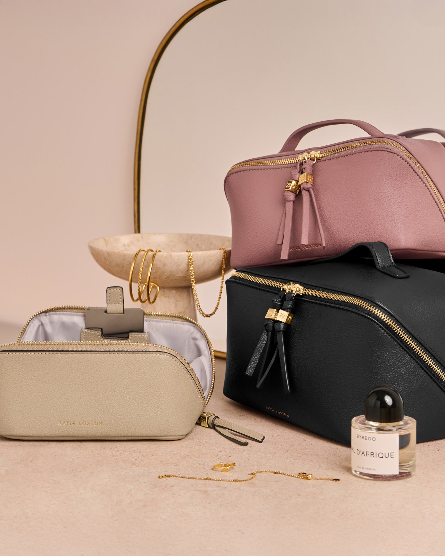 Katie Loxton Black Ezra Bamboo Top Handle Crossbody Bag – Curios Gifts