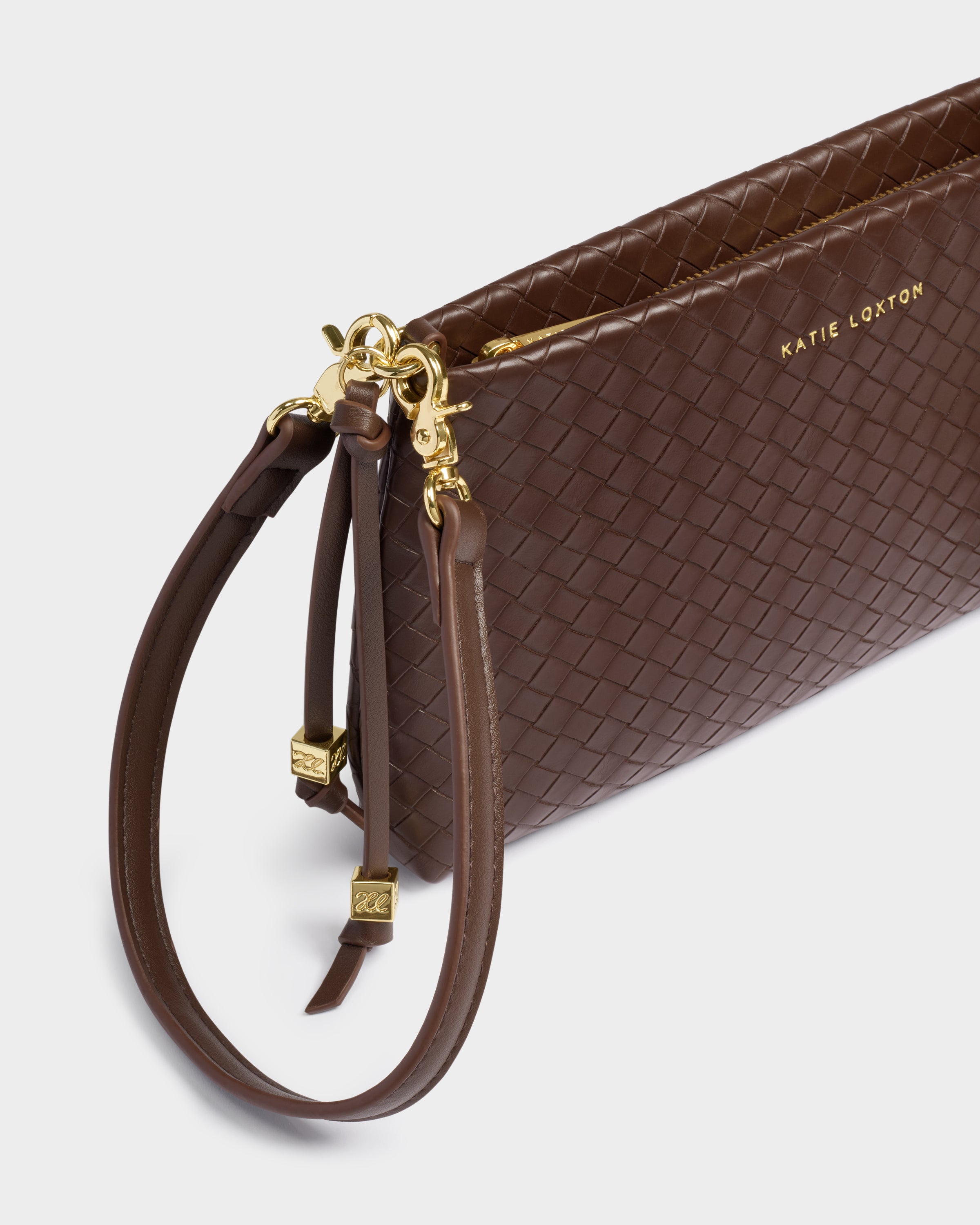 Katie Loxton Nova Woven Clutch & Shoulder Bag | 3-in-1 Vegan Bag