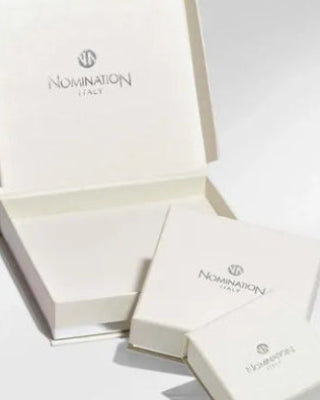 Nomination Italy presentation  jewellery boxes on a white background. 