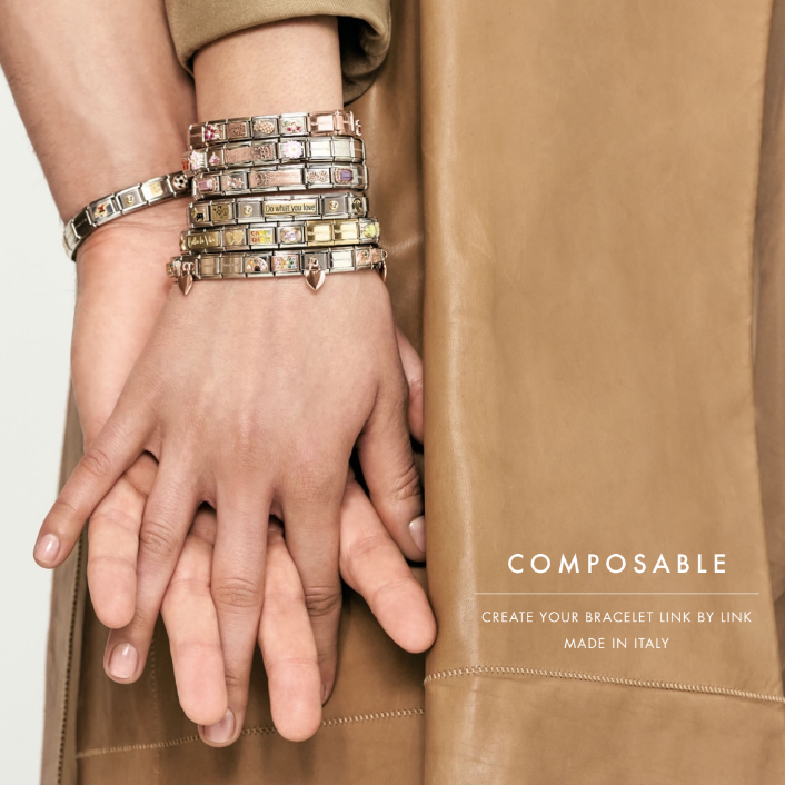 030110/15 Nomination Composable Classic 25 Sterling Silver Boy