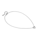 Nomination Italy Necklace SOFFIO D'AMORE necklace in steel and cubic zirconia Heart