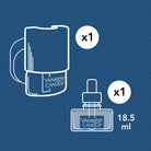 Yankee Candle Scent Plug product illustration on a blue background