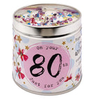 Best Kept Secrets Candles 80th Best Kept Secrets Birthday Age Candle