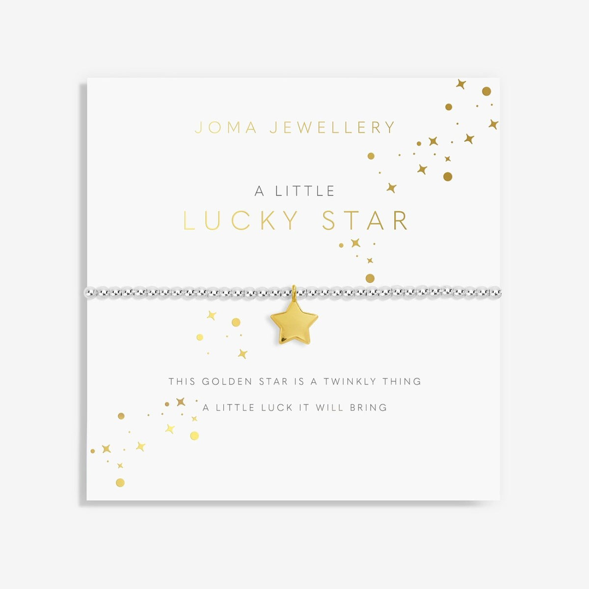 Joma Jewellery Children s Lucky Star Bracelet Silver Gold Plated joma-jewellery-children-s-lucky-star-bracelet-silver-gold-plated