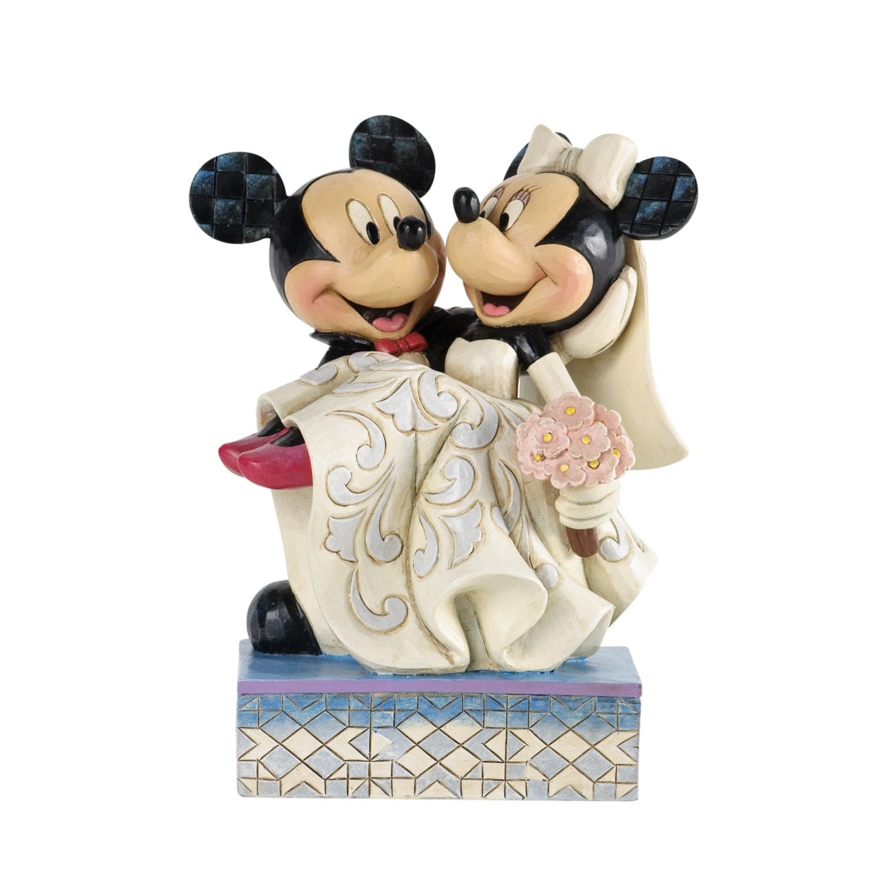Enesco Disney Ornament Disney Traditions Figurine - Congratulations - Mickey & Minnie Mouse