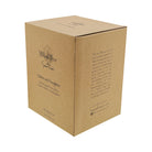 Brown cardboard presentation box with 'Willow Tree' branding and text on a white background
