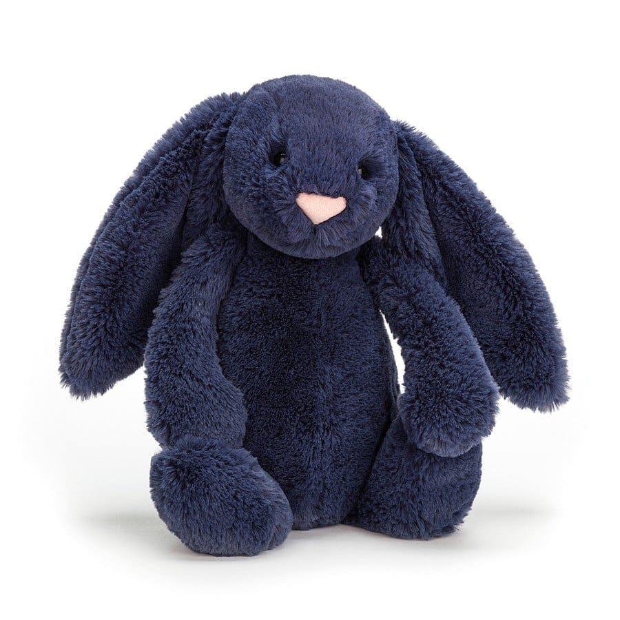 Jellycat Bunny Medium - H31 cm / Blue Jellycat Bashful Navy Bunny Soft Toy