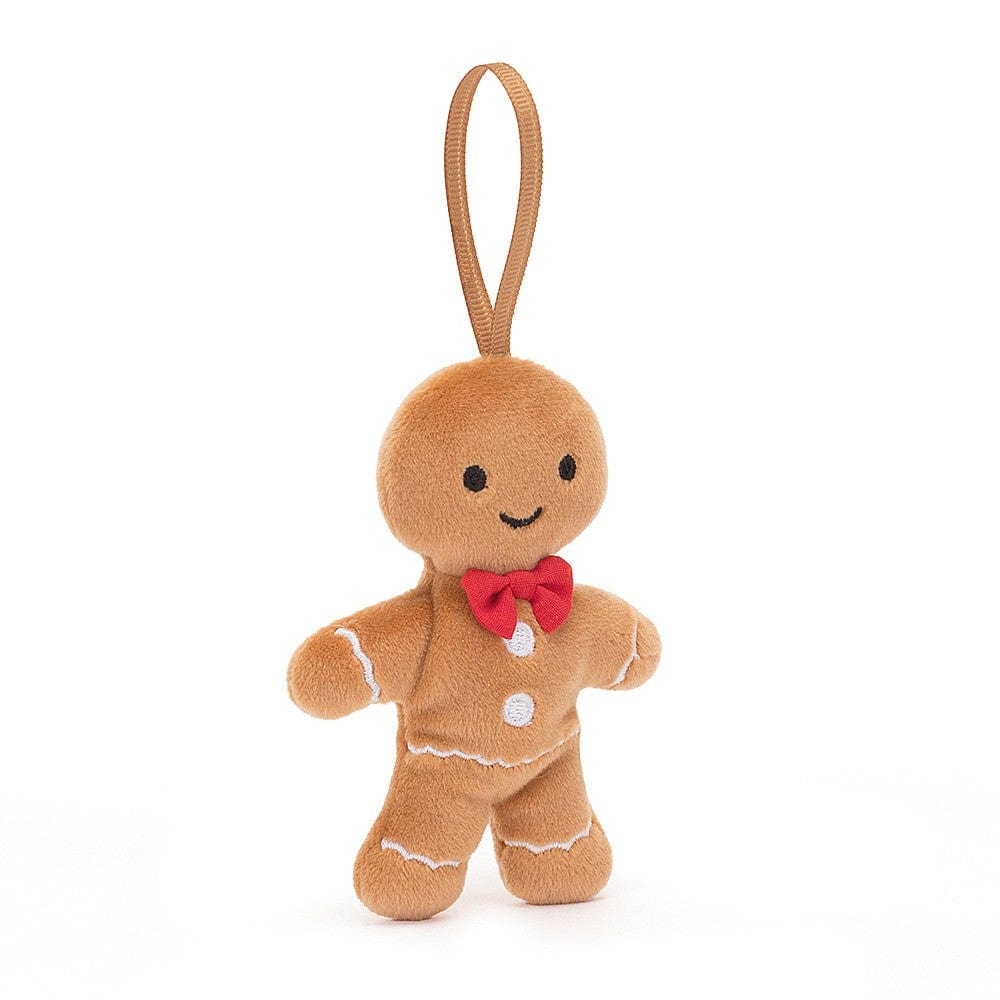 Jellycat Hanging Decoration Jellycat Festive Folly Gingerbread Fred - Hanging Soft Decoration