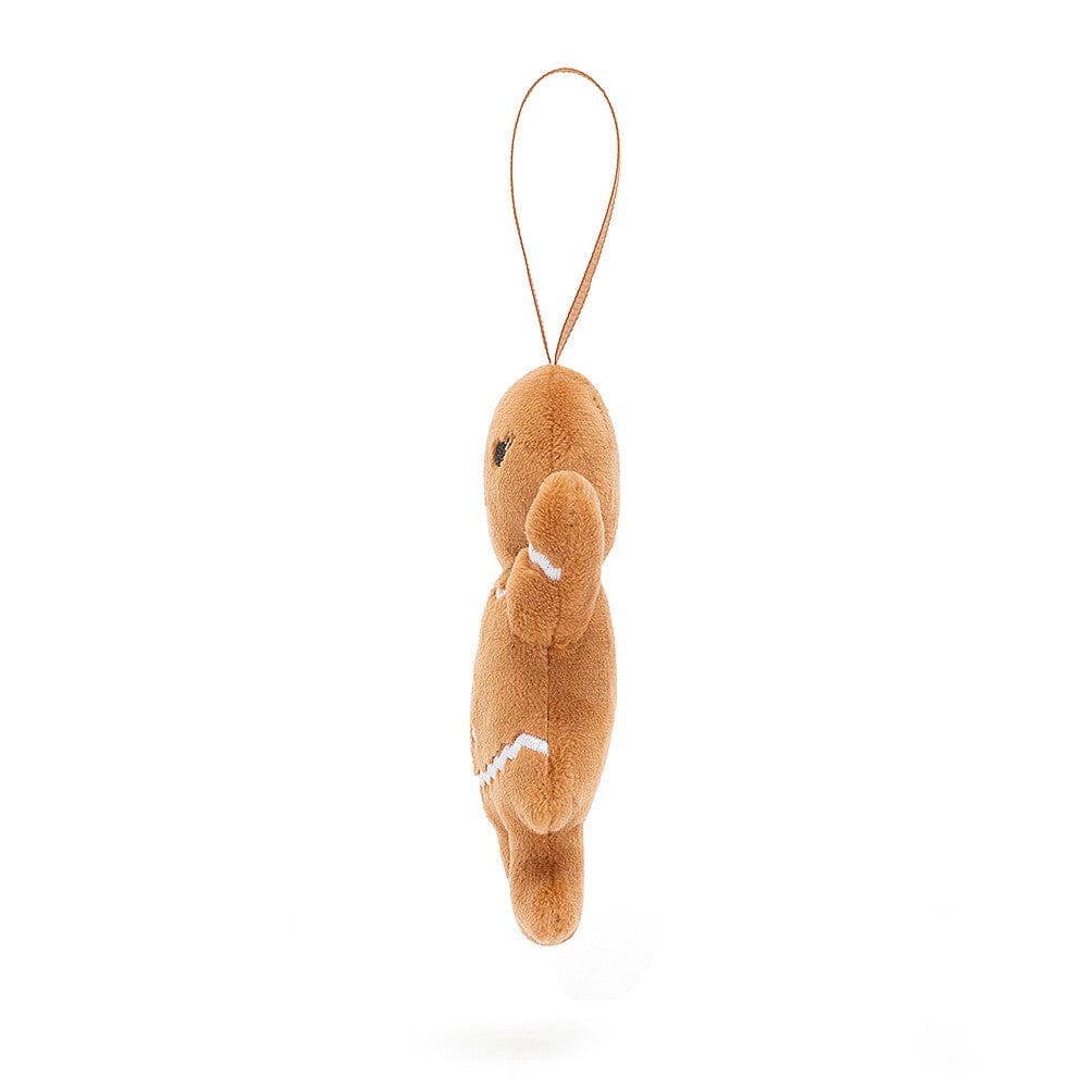 Jellycat Hanging Decoration Jellycat Festive Folly Gingerbread Ruby - Hanging Soft Decoration