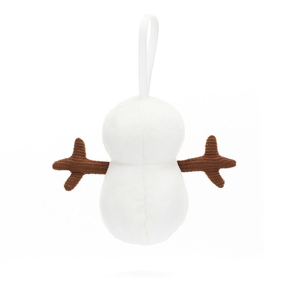 Jellycat Hanging Decoration Jellycat Festive Folly Snowman - Hanging Soft Decoration