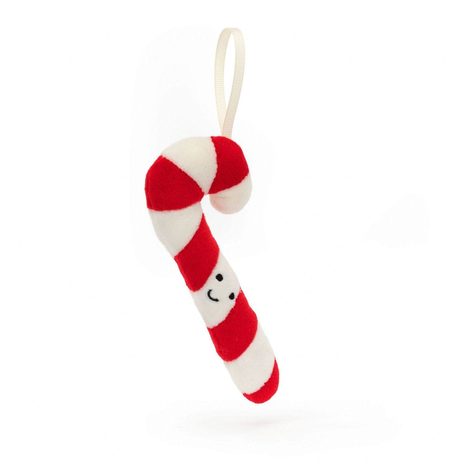 Jellycat Mistletoe Jellycat Festive Folly Candy Cane - Hanging Soft Decoration