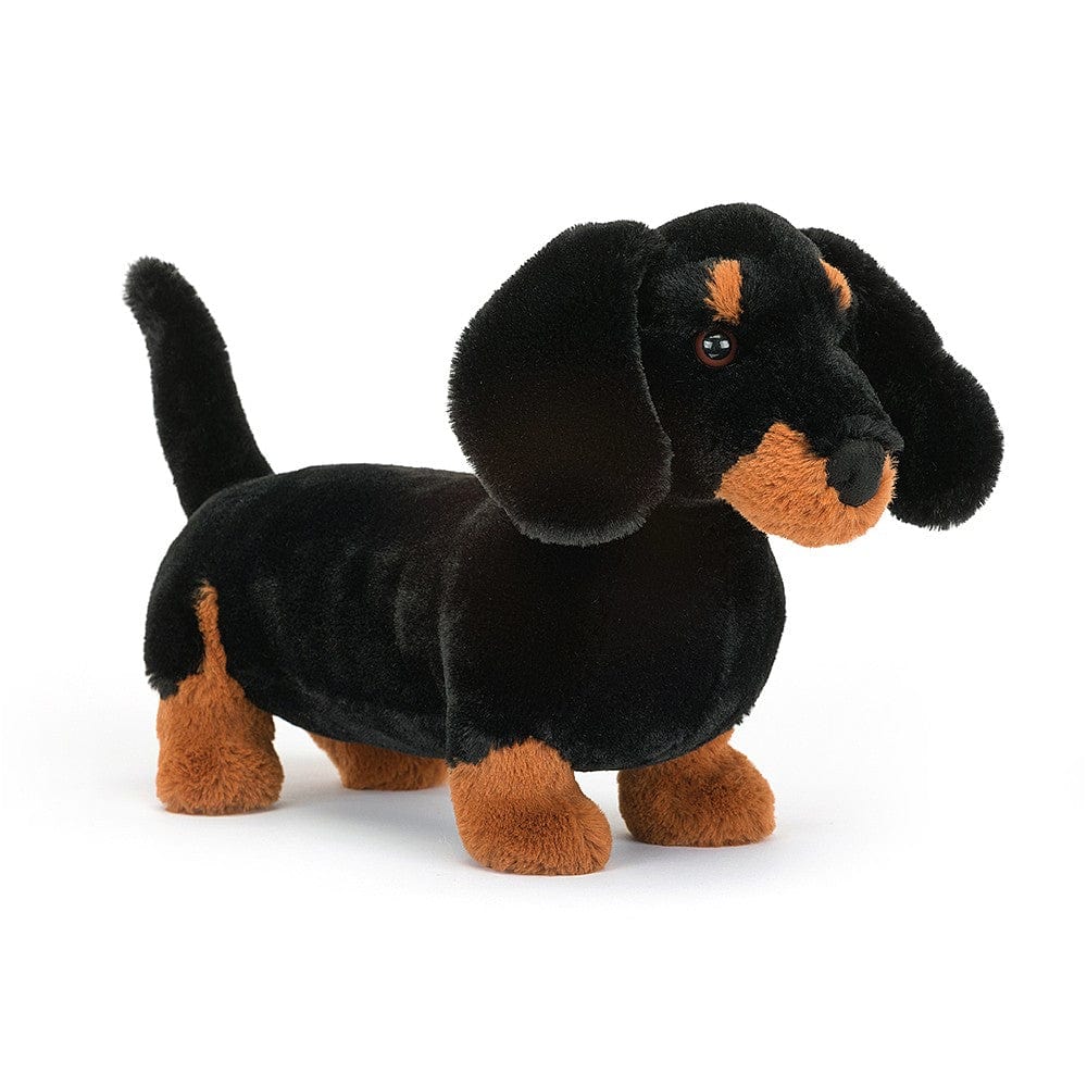 Jellycat Puppy Medium - 17 x 18cm Jellycat Freddie Sausage Dog Soft Toy