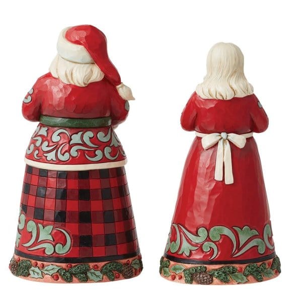 Jim Shore Figurine Jim Shore - A Taste of Christmas - Highland Glen - Mr & Mrs Claus - Figurine