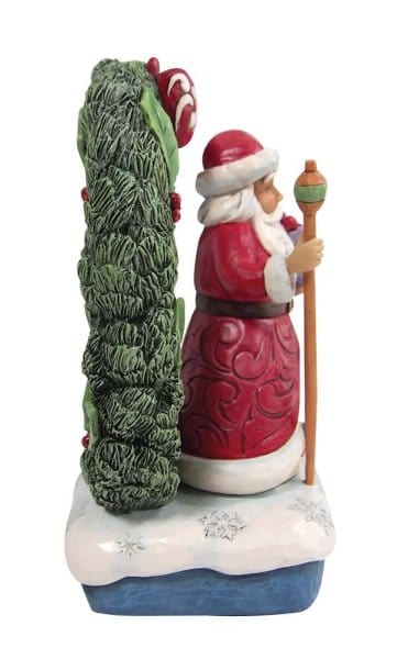 Jim Shore Figurine Jim Shore - Believe in the Magic of Christmas - Santa in Wreath Figurine