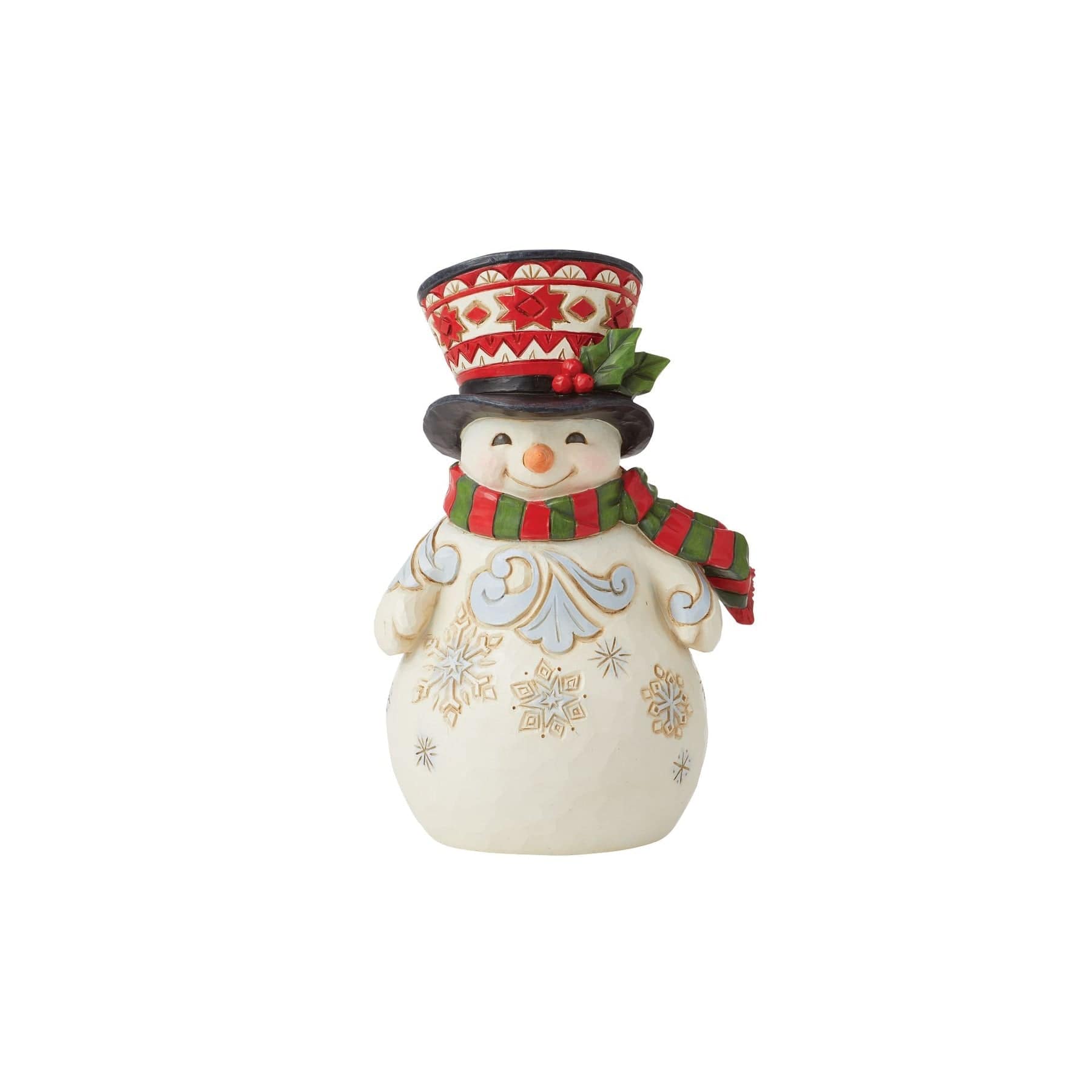 Jim Shore Figurine Jim Shore - Fun & Frosty Pint Sized Snowman - Christmas Figurine