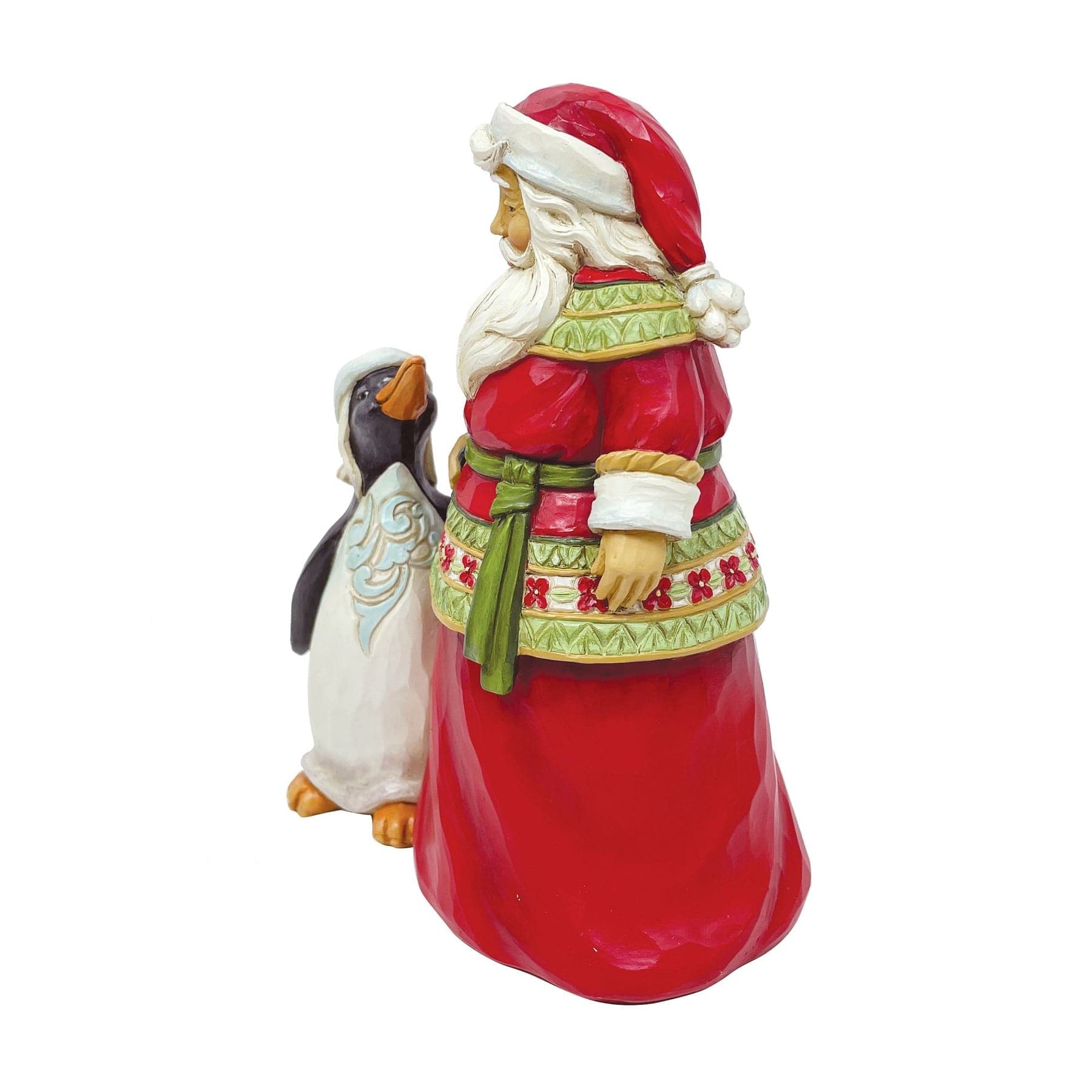 Jim Shore Figurine Jim Shore - Pint Sized Santa with Buddy - Christmas Figurine