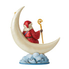 Jim Shore Figurine Jim Shore - Santa on Crescent Moon - Christmas Figurine