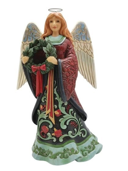 Jim Shore Figurine Jim Shore - Season of Splendor - Holiday Manor Christmas Angel - Figurine