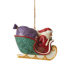 Jim Shore Figurine Jim Shore - Twas the Night Before Christmas - Santa Sleigh Hanging Ornament