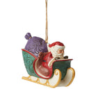 Jim Shore Figurine Jim Shore - Twas the Night Before Christmas - Santa Sleigh Hanging Ornament