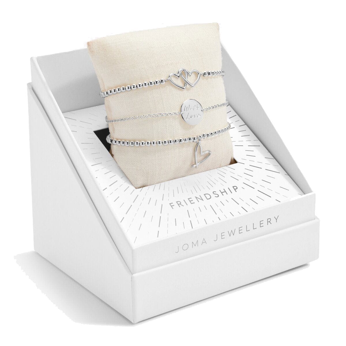 Joma Jewellery Boxed Bracelets Joma Jewellery Celebration You 3 Bracelet Gift Box - Friendship