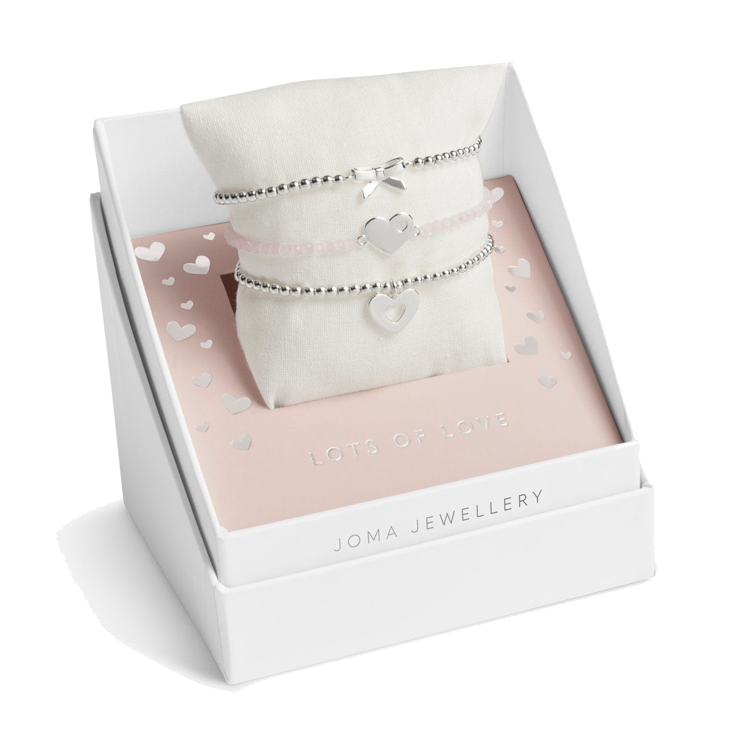 Joma Jewellery Boxed Bracelets Joma Jewellery Children's Celebrate You 3 Bracelet Gift Box - Lots of Love