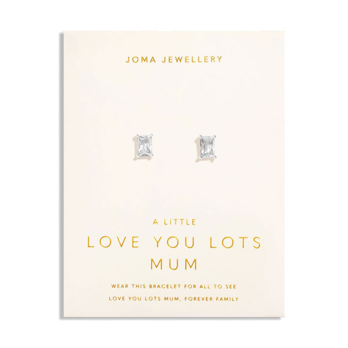 Joma Jewellery Boxed Earrings Joma Jewellery Love From Your Little Ones 'Love You Lots Mum' Stud Earrings