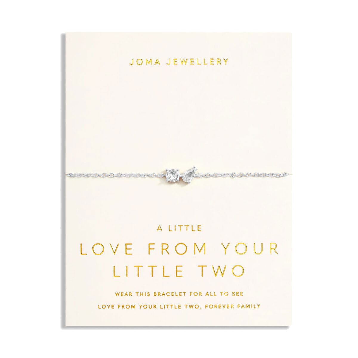 Joma Jewellery Bracelet Joma Jewellery A Little Love From Your Little Two Bracelet