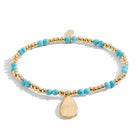 Joma Jewellery Bracelet Joma Jewellery Bracelet - A Little Gold Birthstone - December - Turquoise