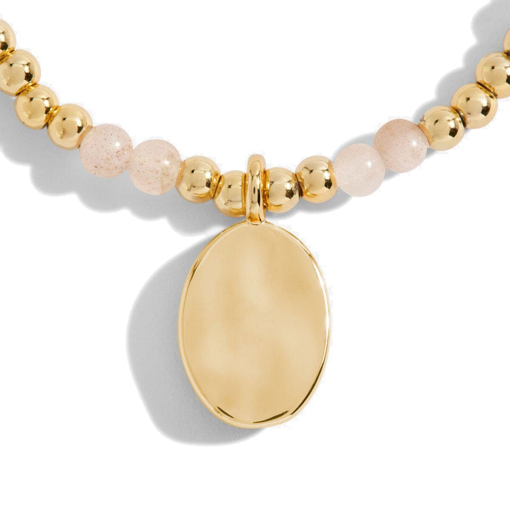 Joma Jewellery Bracelet Joma Jewellery Bracelet - A Little Gold Birthstone - July - Sunstone