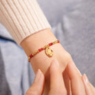 Joma Jewellery Bracelet Joma Jewellery Bracelet - A Little Gold January Birthstone - Garnet