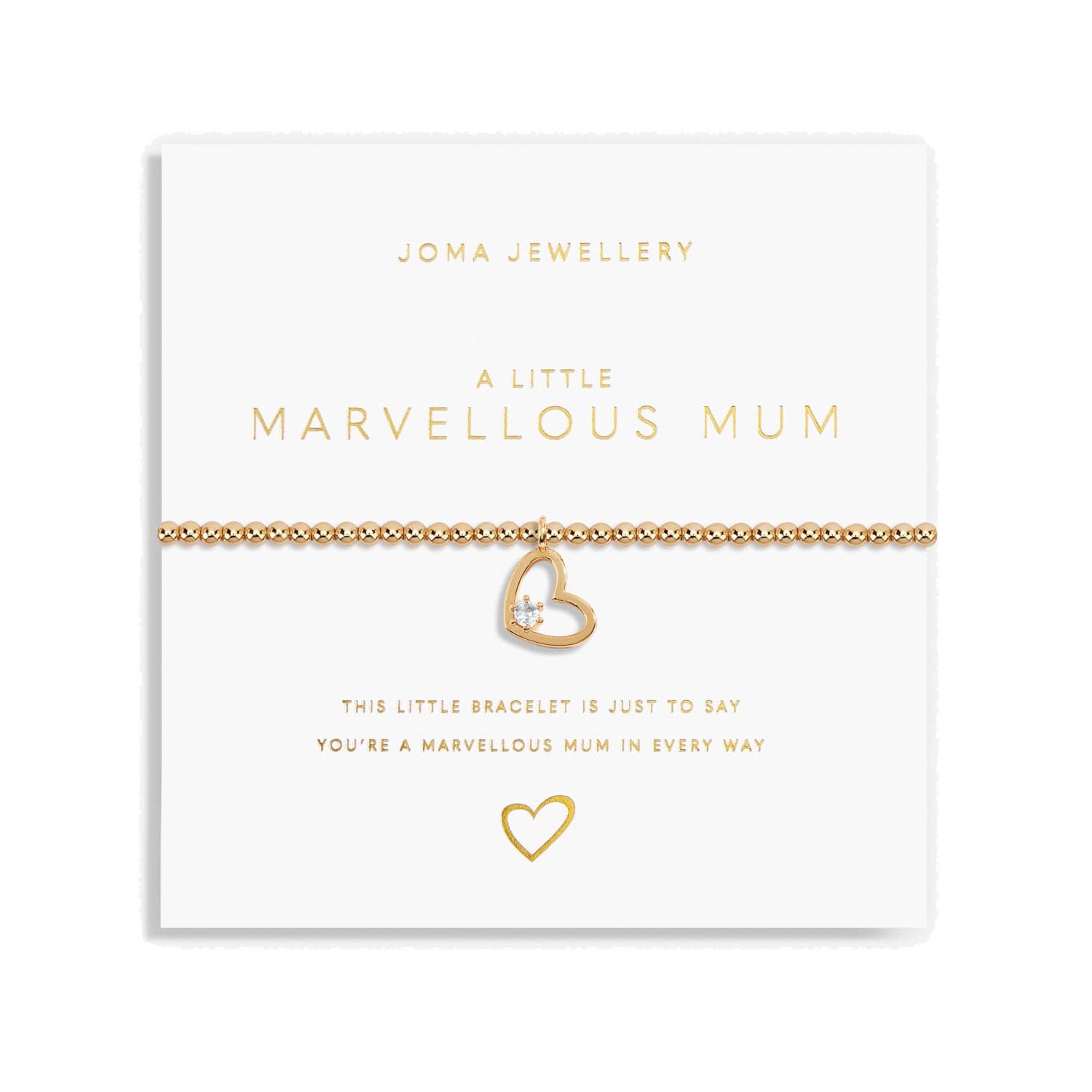 Joma Jewellery Bracelet Joma Jewellery Bracelet - A Little Gold Marvellous Mum