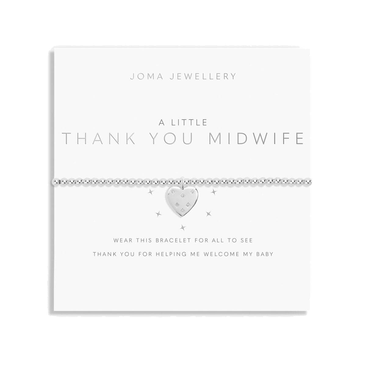 Joma Jewellery Bracelet Joma Jewellery Bracelet - A Little Thank You Midwife
