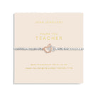 Joma Jewellery Bracelet Joma Jewellery Forever Yours Bracelet - A Little Thank you Teacher (Rose Gold Apple)