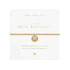 Joma Jewellery Bracelet Joma Jewellery Gold Plated Bracelet - A Little 30th Birthday