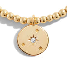 Joma Jewellery Bracelet Joma Jewellery Gold Plated Bracelet - A Little Live in the Moment