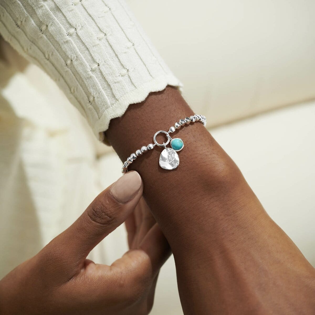 Joma Jewellery Bracelet Joma Jewellery Spirit Stones Boxed Bracelet - Turquoise Stone of Wellbeing