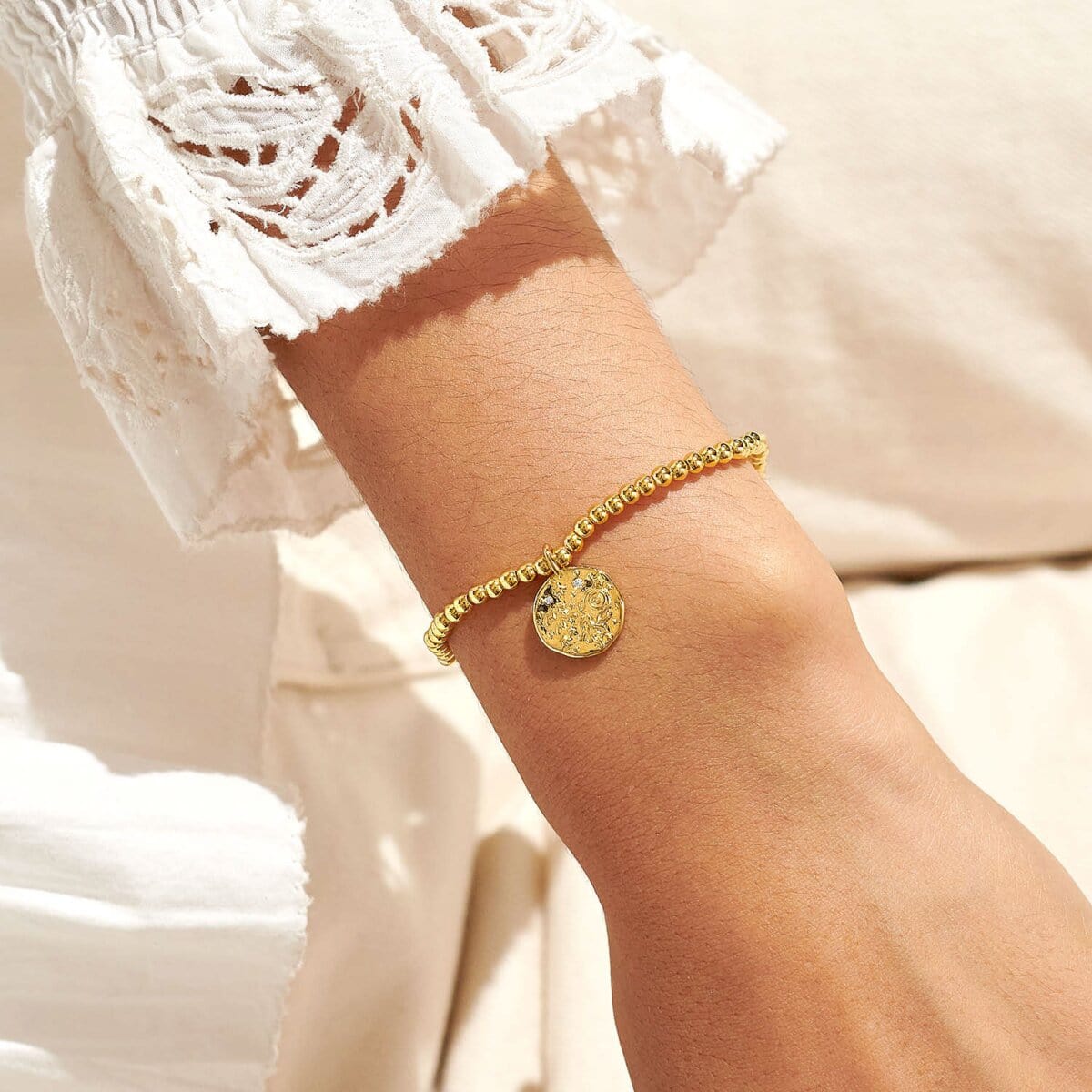Joma Jewellery Bracelet Joma Jewellery Star Sign Gold Bracelet - Aquarius