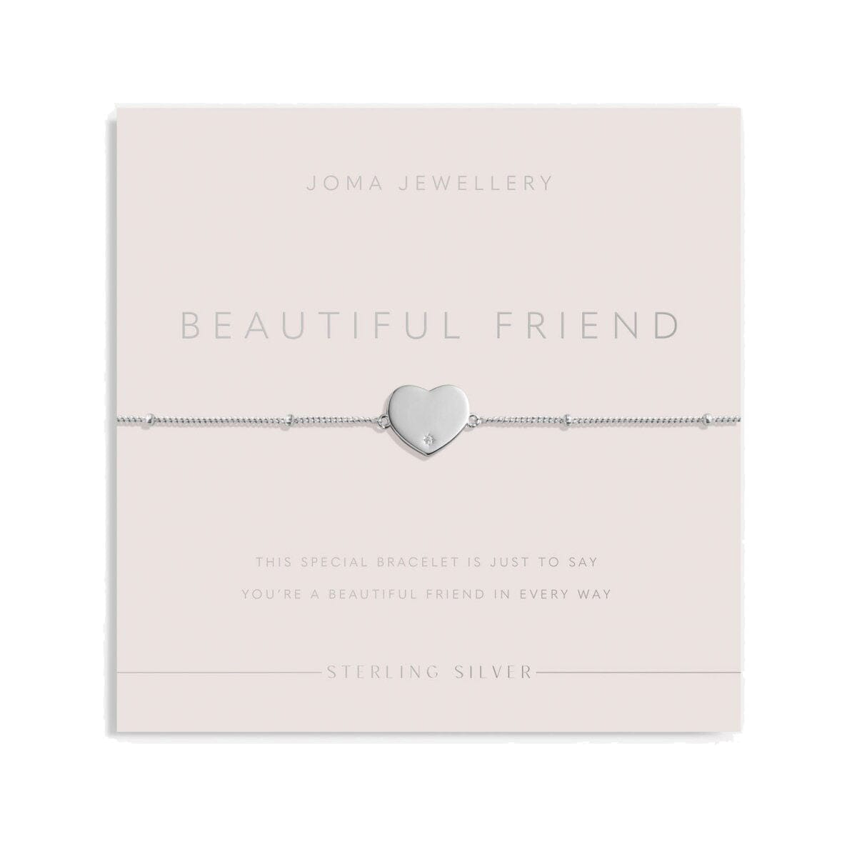 Joma Jewellery Bracelet Joma Jewellery Sterling Silver Bracelet - Beautiful Friend