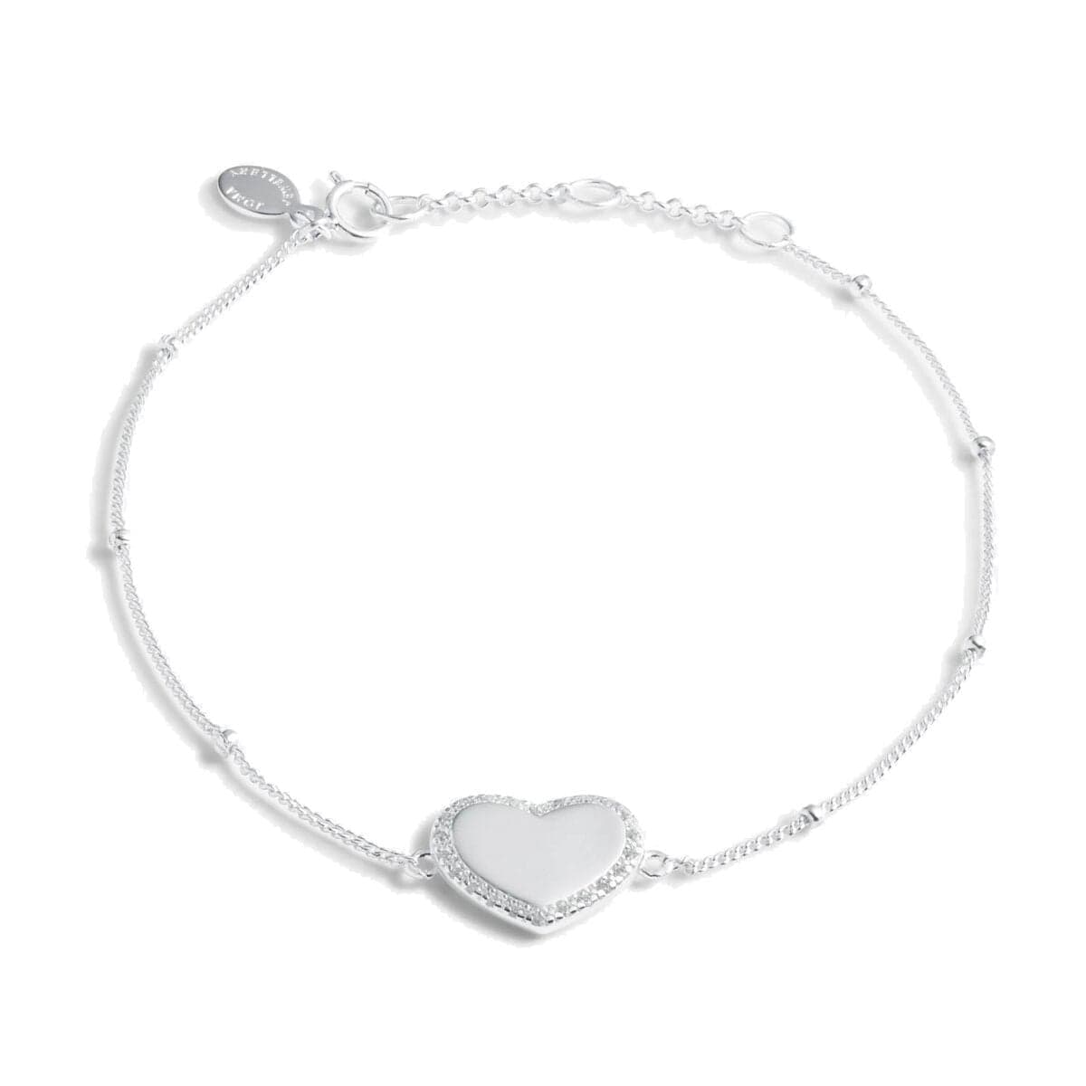 Joma Jewellery Bracelet Joma Jewellery Sterling Silver Bracelet - I Love You