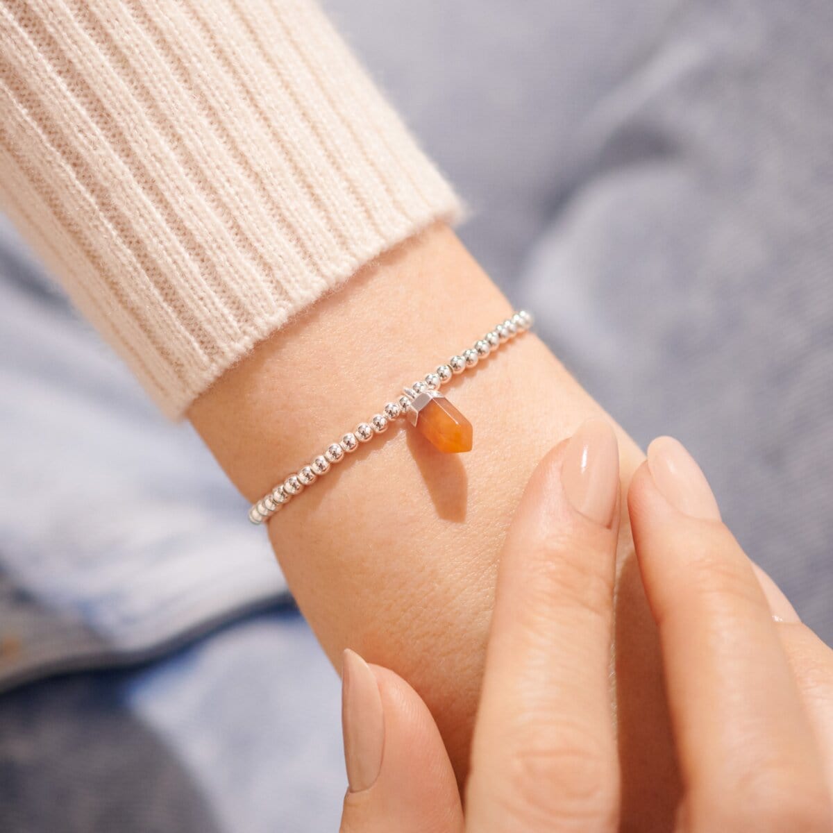 Joma Jewellery Bracelets Joma Jewellery Affirmation Bracelet - A little Energy - Amber