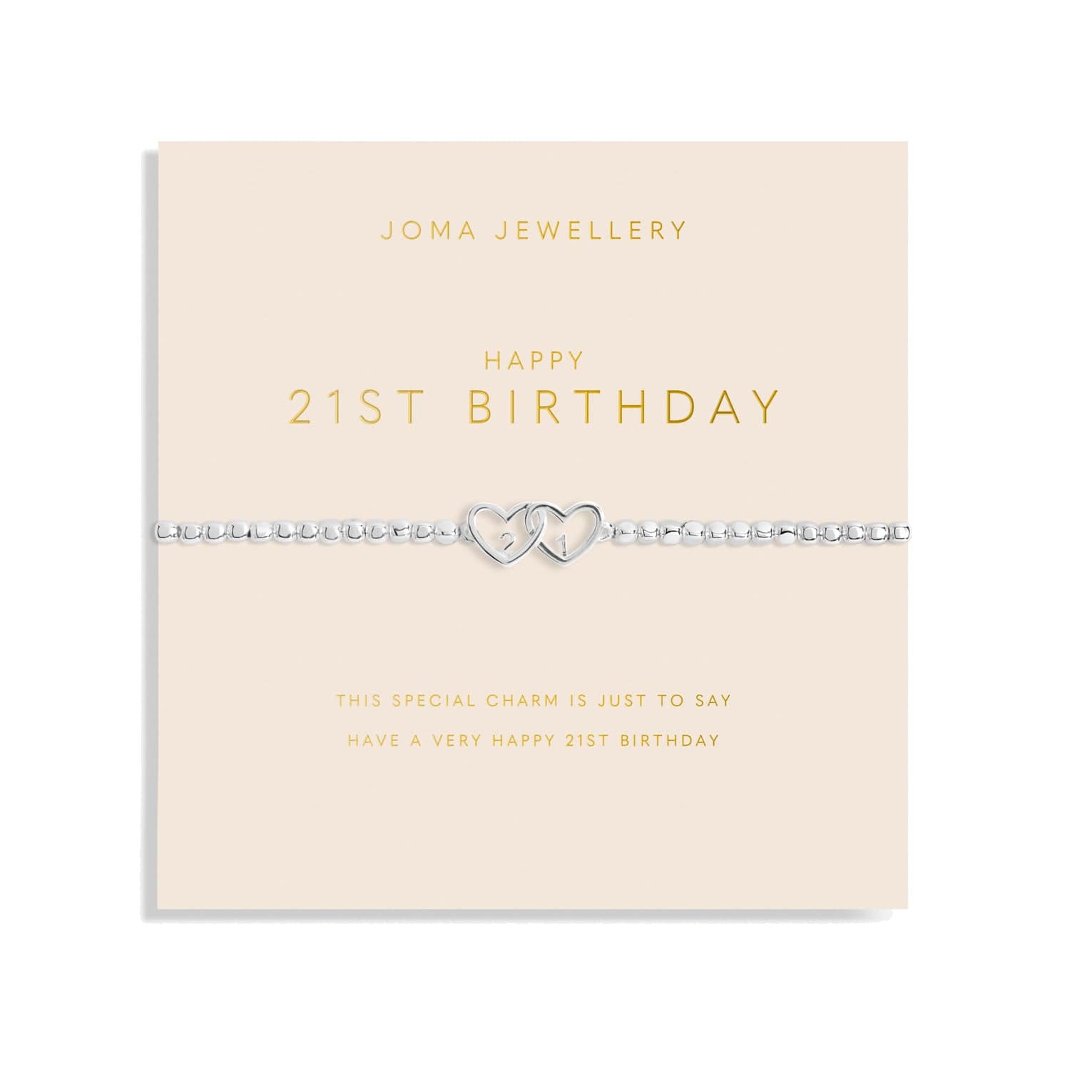 Joma Jewellery Bracelets Joma Jewellery Forever Yours Bracelet - Happy 21st Birthday