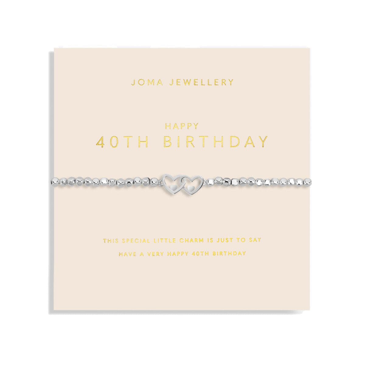 Joma Jewellery Bracelets Joma Jewellery Forever Yours Bracelet - Happy 40th Birthday