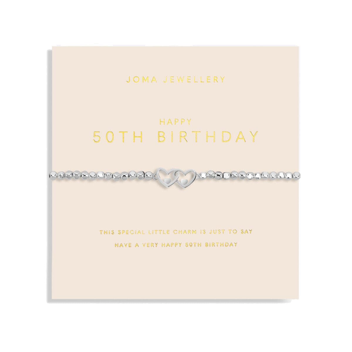Joma Jewellery Bracelets Joma Jewellery Forever Yours Bracelet - Happy 50th Birthday