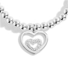 Joma Jewellery Childrens Bracelet Joma Jewellery Children's Bracelet - A Little Goddaughter (Silver Heart)